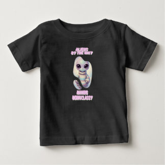 かわいいエイリアンの赤ちゃんシャツ ベビーTシャツ