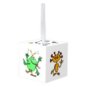 かわいいエイリアンキューブオーナメント キューブオーナメント (裏面アングル)