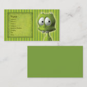 かわいいエイリアンデザイン 名刺 (正面/裏面)