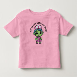 かわいいエイリアンナース トドラーTシャツ