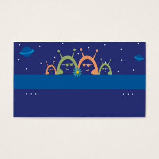 かわいいエイリアンファミリー宇宙惑星パーソナルコリン