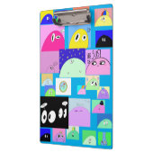 かわいいエイリアンブロブカートゥーおもしろいン漫画 クリップボード (左)