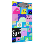 かわいいエイリアンブロブカートゥーおもしろいン漫画 クリップボード (右)