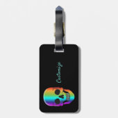 かわいいエイリアンヘッドサンダー_コーブ ラゲッジタグ (裏面縦)