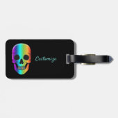 かわいいエイリアンヘッドサンダー_コーブ ラゲッジタグ (裏面横)