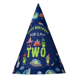 かわいいエイリアンモンスター宇宙子供誕生日名前年齢 パーティーハット