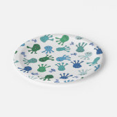 かわいいエイリアン誕生会 ペーパープレート (アングル)