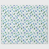 かわいいエイリアン誕生日パーティラッピング紙 ラッピングペーパー (フラット)