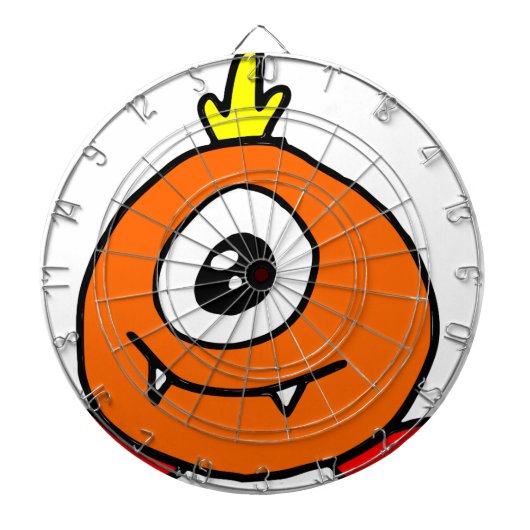 かわいいエイリアン ダーツボード (正面)