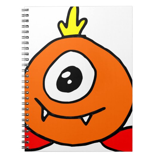 かわいいエイリアン ノートブック (正面)