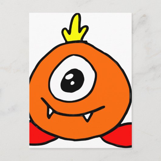 かわいいエイリアン ポストカード (正面)