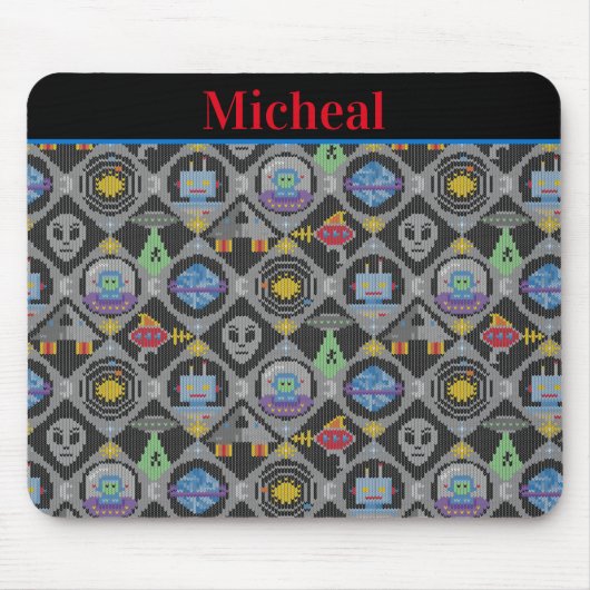 かわいいエイリアン マウスパッド (正面)