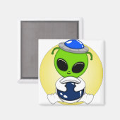 かわいいエイリアン マグネット (正面/裏面)