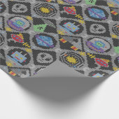 かわいいエイリアン ラッピングペーパー (角)
