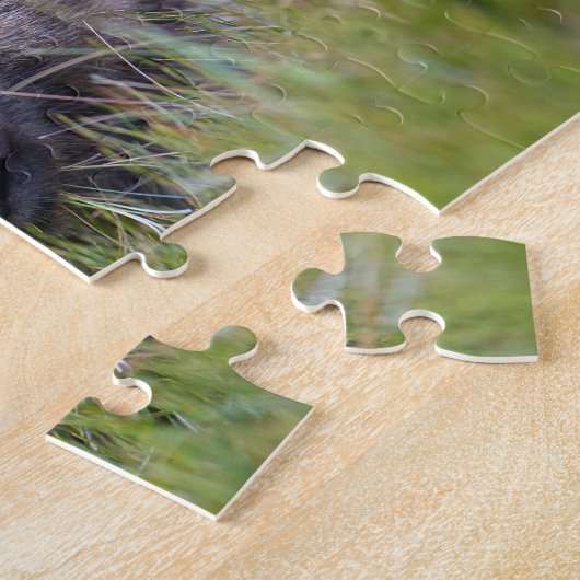 かわいいエキゾチックなウォンバット動物の野生動物， 252個 ジグソーパズル (側面)