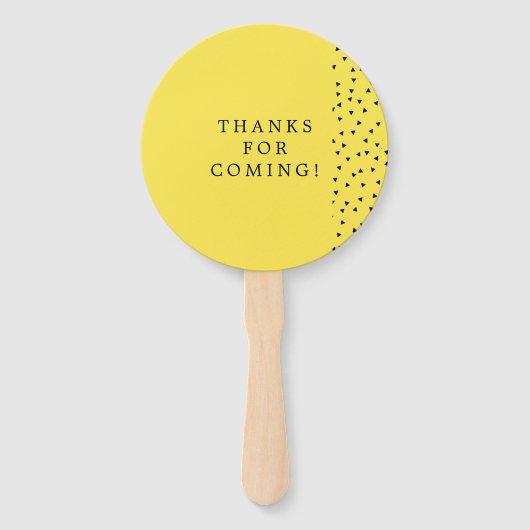 かわいいエキゾチックな熱帯の夏のビーチ結婚式の好意 ハンドファン (裏面)