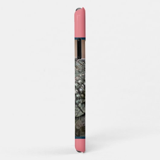 かわいいエキゾチック爬虫類イグアナのペット Case-Mate iPhoneケース (裏面/右)