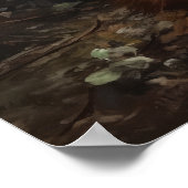 かわいいエキゾチック猫アートプリントポスター ポスター (角)