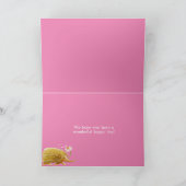 かわいいエシドナ·ウランニングターカラー·の6歳の誕生日 カード (内部)