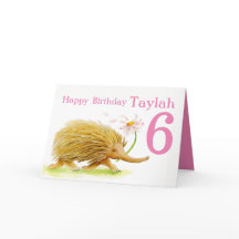 かわいいエシドナ·ウランニングターカラー·の6歳の誕生日