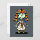 かわいいエジプト人ゾンビ ポストカード (正面/裏面)