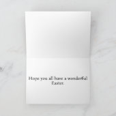 かわいいエッグカラフルハッピーイースター シーズンカード (内部)