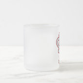 かわいいエッグノッグ フロストグラスマグカップ (中央)