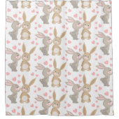 かわいいエナメル質の家具 シャワーカーテン (正面)