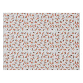 かわいいエビかわいいシーフードテーブルクロス テーブルクロス (正面(横))