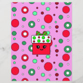 かわいいエルフのサンタからのパーソナライズされた手紙 (裏面)