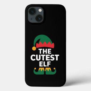 かわいいエルフのマッチングファミリー クリスマス iPhone 13ケース