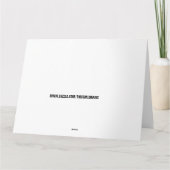 かわいいエルフの女性 アート ファンタジー 誕生日カード カード (裏面)