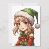 かわいいエルフの少女 招待状 (正面)
