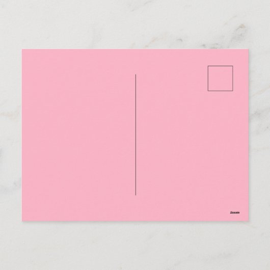 かわいいエレガントかぼちゃに感謝する シーズンポストカード (裏面)