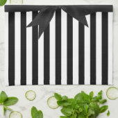 かわいいエレガントトレンディーストライプ水玉模様パターン キッチンタオル (折り畳み)