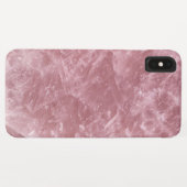 かわいいエレガントトレンディーベビーピンクローズクォーツクリスタル Case-Mate iPhoneケース (裏面(横))