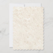 かわいいエレガントビーチリハーサルディナー招待状 招待状 (裏面)