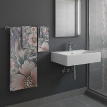 かわいいエレガントフローラギンガムパターン