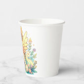 かわいいエレガントユニコーン赤ちゃんシャワー 紙コップ (左)