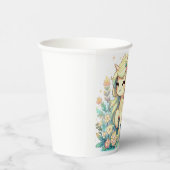 かわいいエレガントユニコーン赤ちゃんシャワー 紙コップ (右)