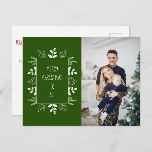 かわいいエレガント休日の写真 シーズンポストカード (正面/裏面)