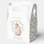 かわいいエレガント妊婦の紅葉ベイビーシャワー フェイバーボックス (オープン)