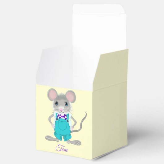 かわいいエレガント小さなネズミ フェイバーボックス (オープン)