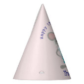 かわいいエレガント小さなマウスカスタム誕生日 パーティーハット (左)