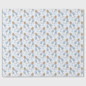 かわいいエンジェルクリスマスラッピング紙 ラッピングペーパー (フラット)