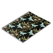 かわいいエーテルのウィッチーな蛾の月のノート ノートブック (左側)