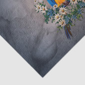 かわいいオウムの花 薄葉紙 (詳細)