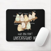 かわいいオウム感情パーソナリティ態度ギフト マウスパッド (マウス)