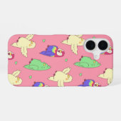 かわいいオウム iPhone 16ケース (裏面横)