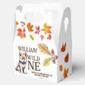 かわいいオオカミのカブワイルドワンウッドランバースデーパーティー フェイバーボックス (オープン)